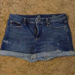 Ana distressed jean shorts